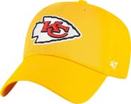 '47 Men's '47 Gold Kansas City Chiefs Secondary Clean Up Adjustable Hat
