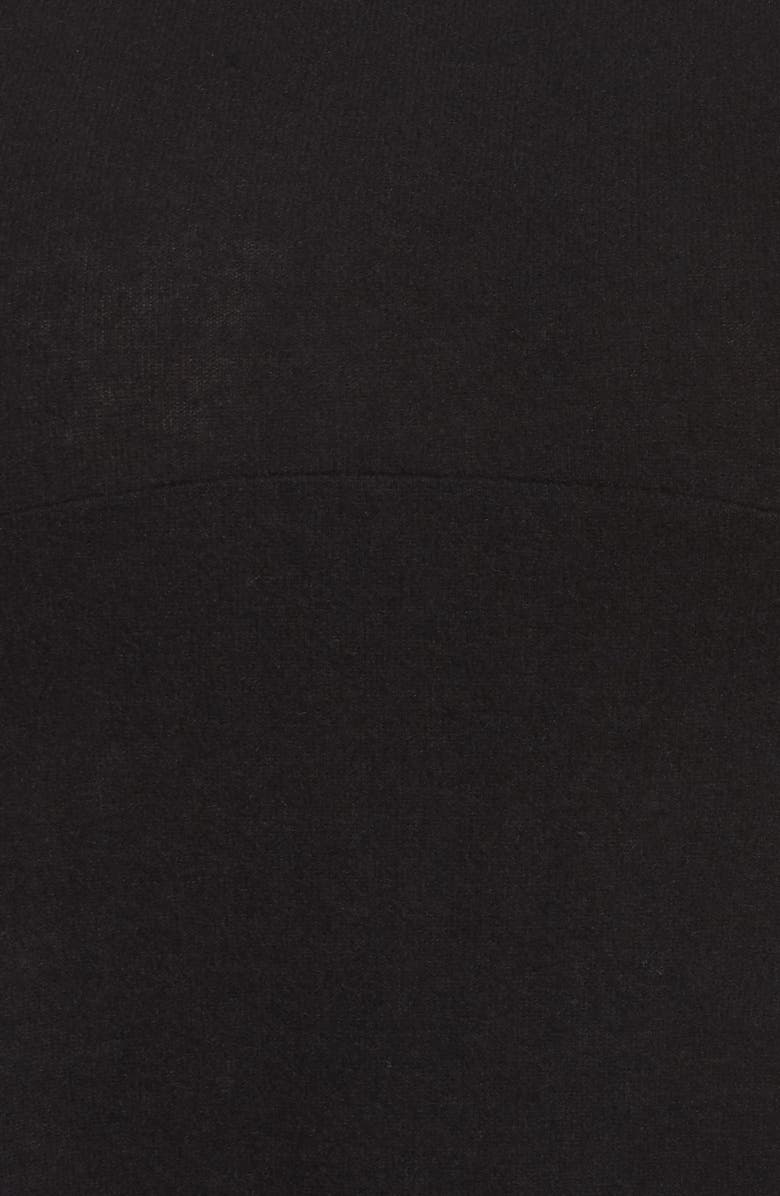 Bobeau Brushed Knit Babydoll Top, Alternate, color,