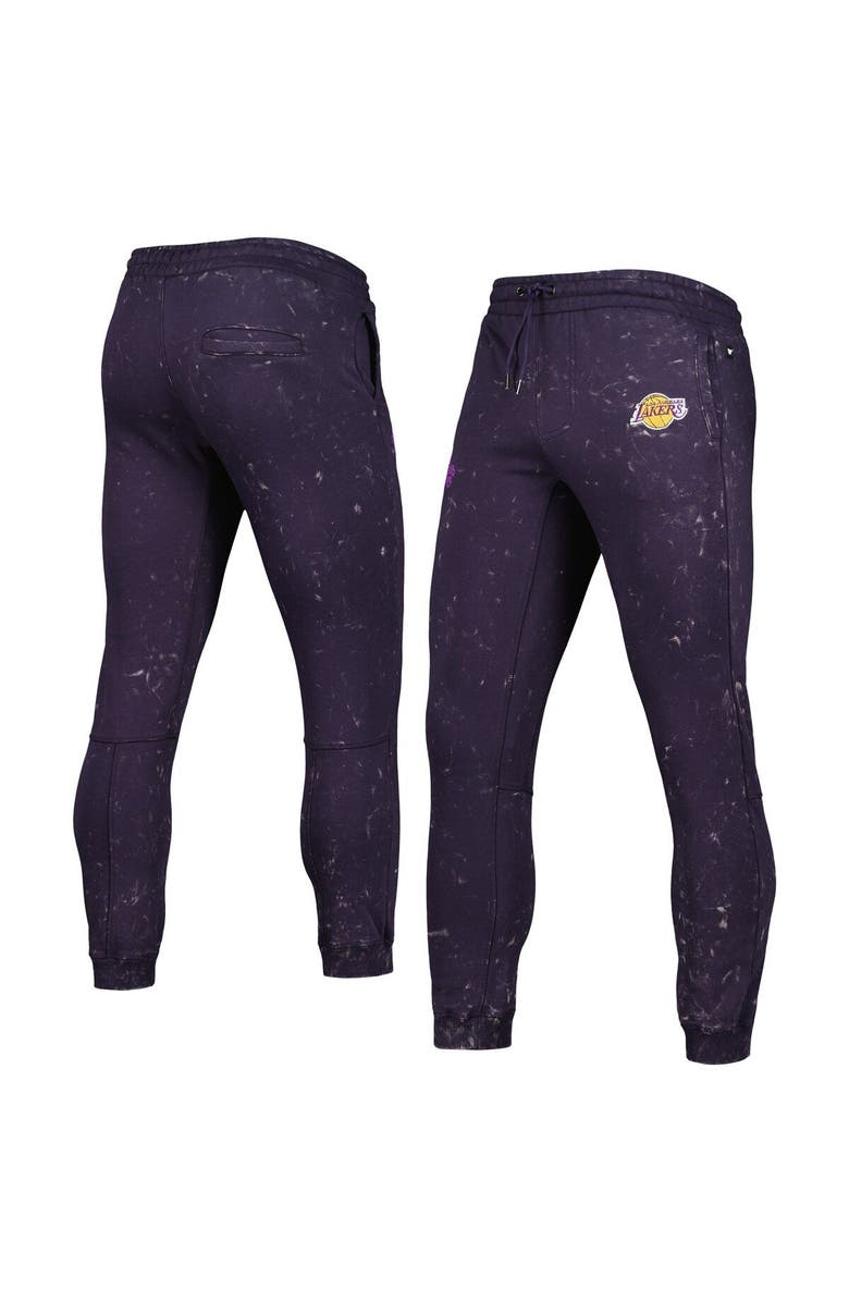 THE WILD COLLECTIVE Unisex The Wild Collective Purple Los Angeles Lakers Acid Tonal Jogger Pants, Main, color, Purple