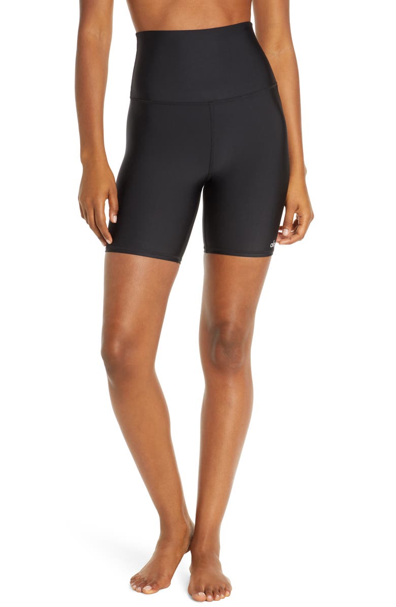 Alo Extreme High Waist Biker Shorts, Main, color, 