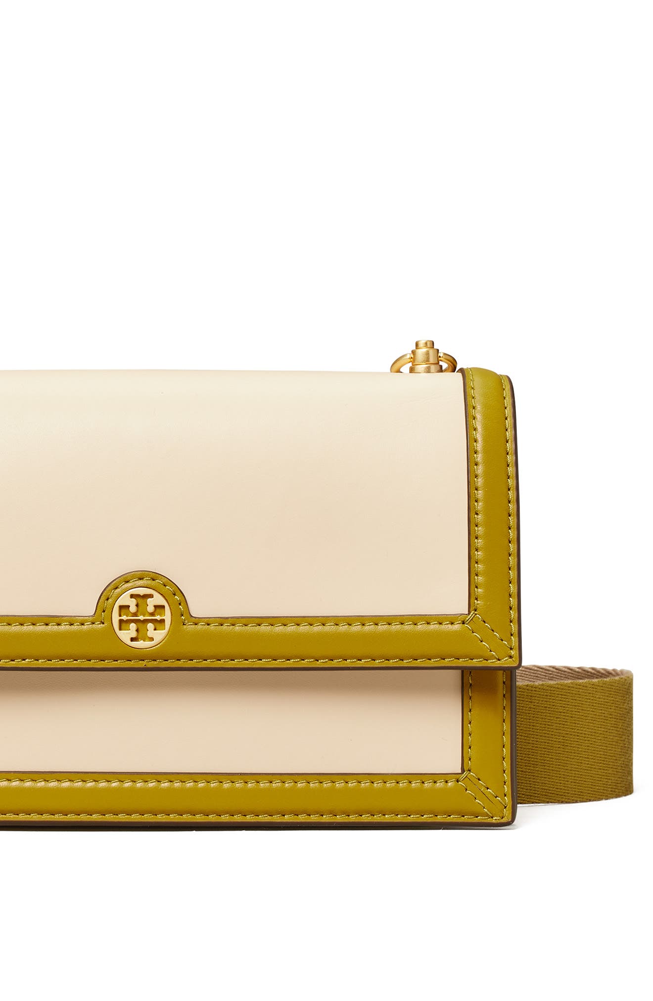 Tory Burch Colorblock Mini Shoulder Bag, Alternate, color, 