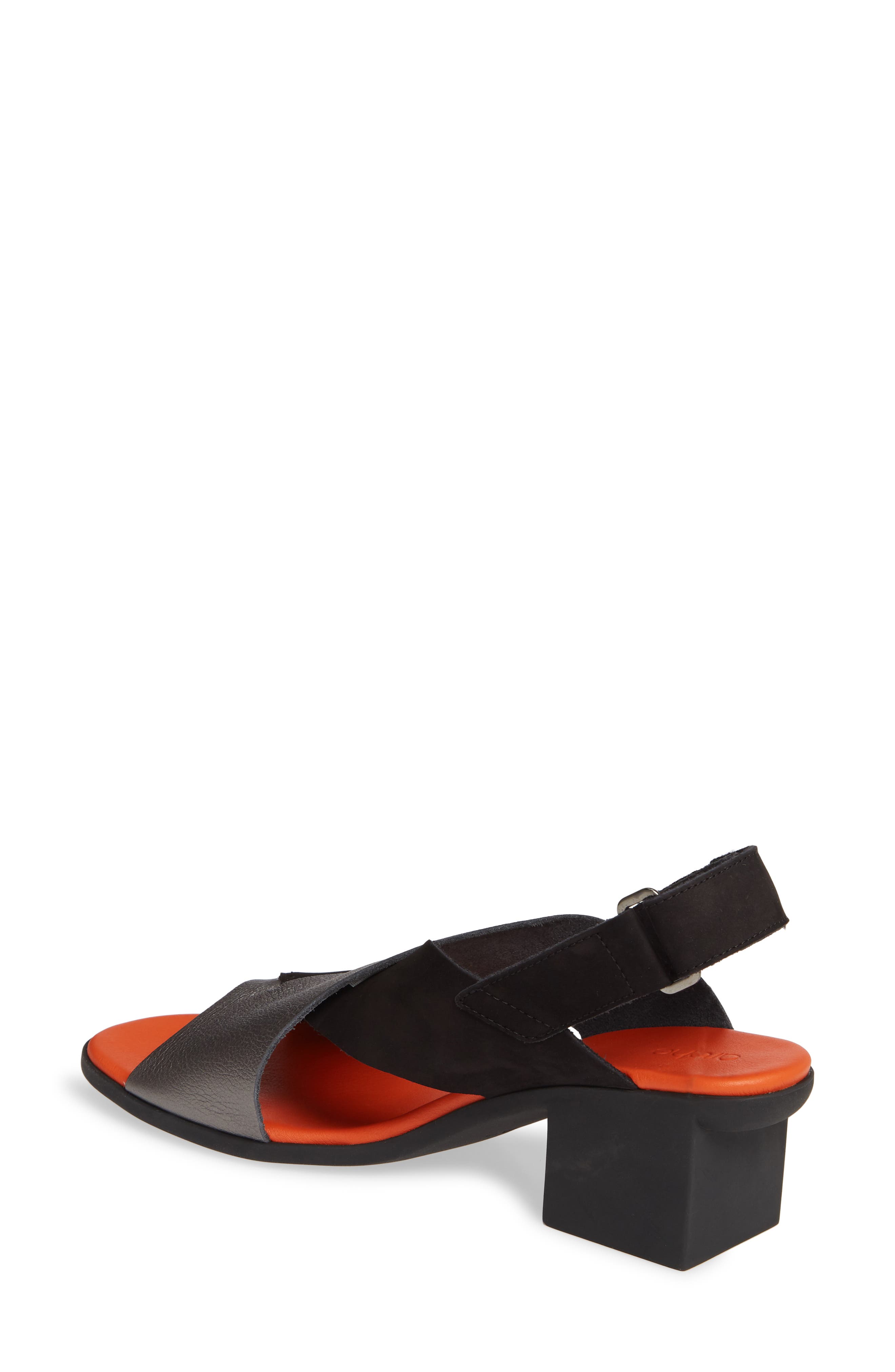 Vayest Crisscross Sandal, Alternate, color, NOIR/ IRON/ PARADIS LEATHER