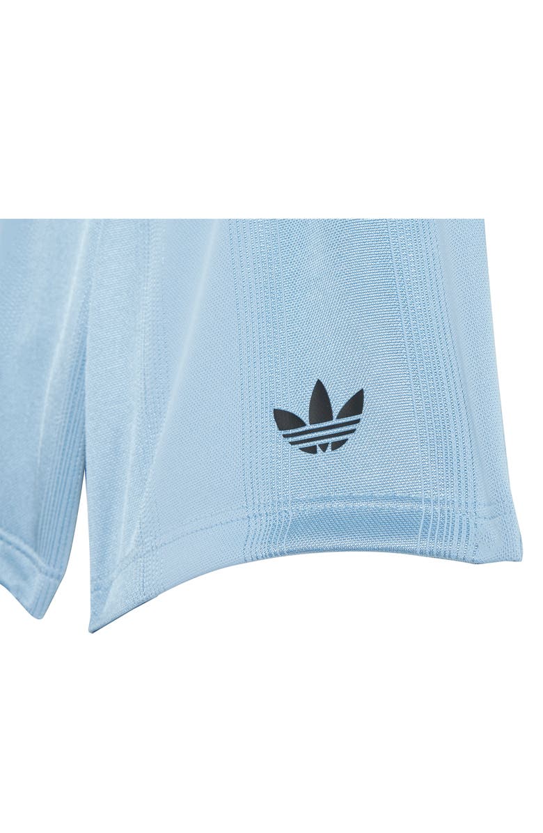 adidas Jacquard T-Shirt & Shorts Set, Alternate, color, Ash Blue