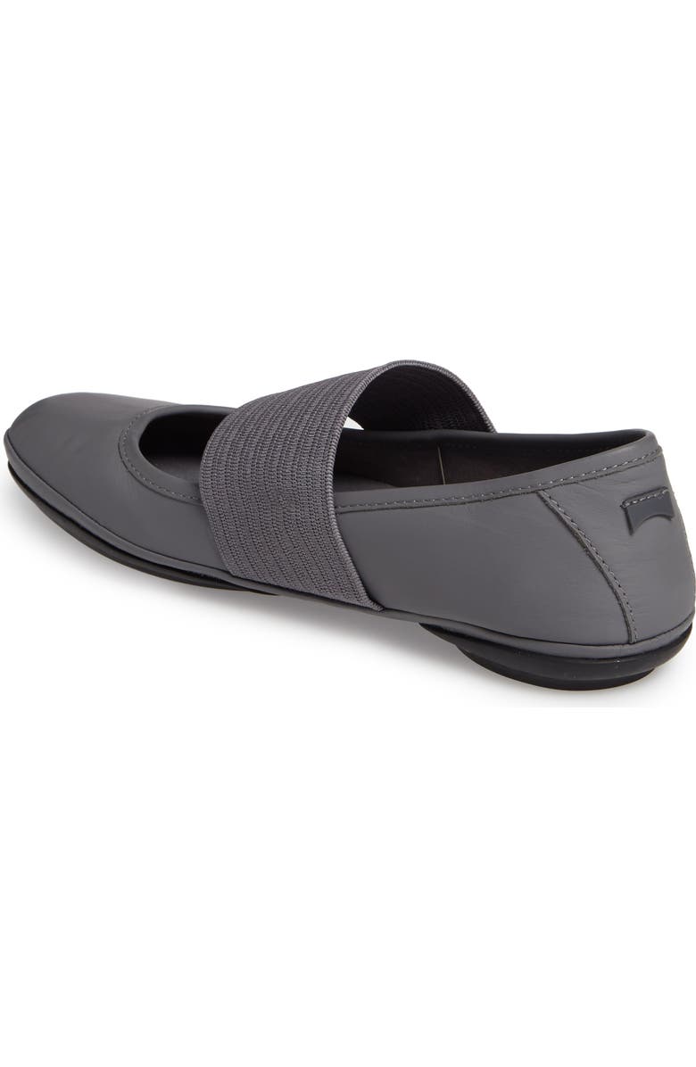 Camper Right Nina Leather Ballerina Flat, Alternate, color,