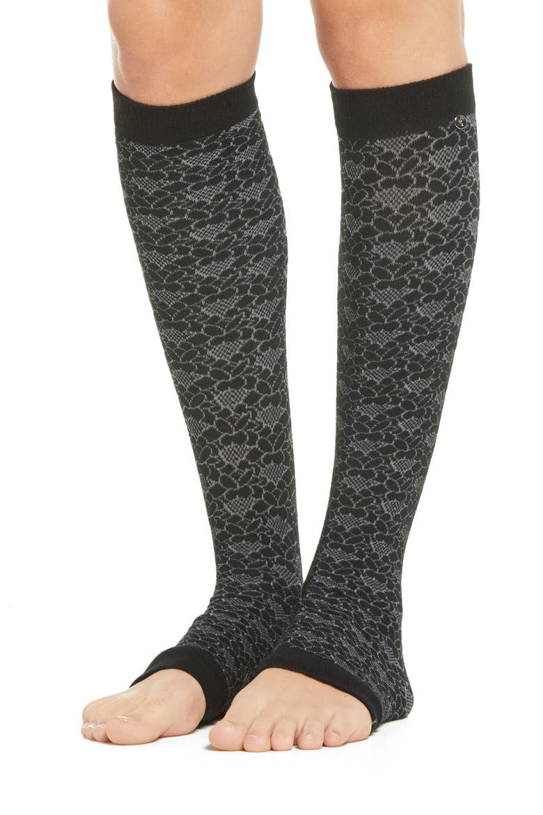 Jojo Floral Leg Warmers, Main, color, NIGHT