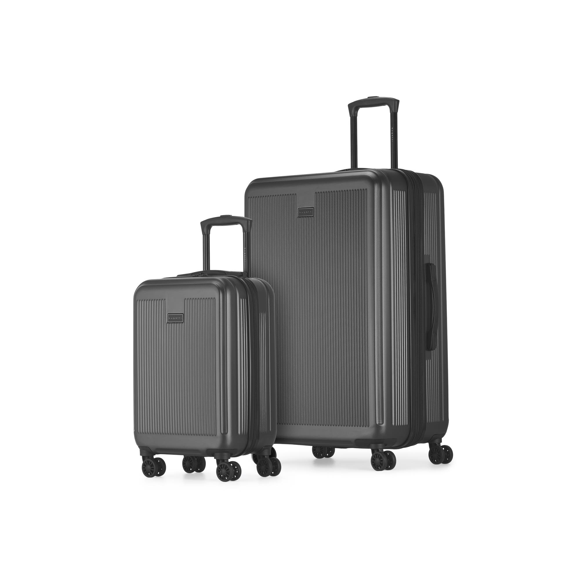 bugatti Singapore 2 Piece Hardside Luggage Set with Expansion, Main, color, Soil