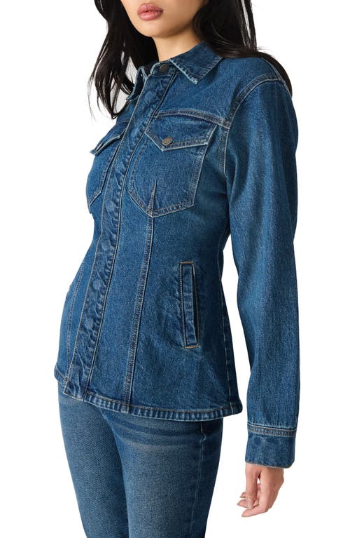 Steve Madden Parc Denim Jacket In Blue
