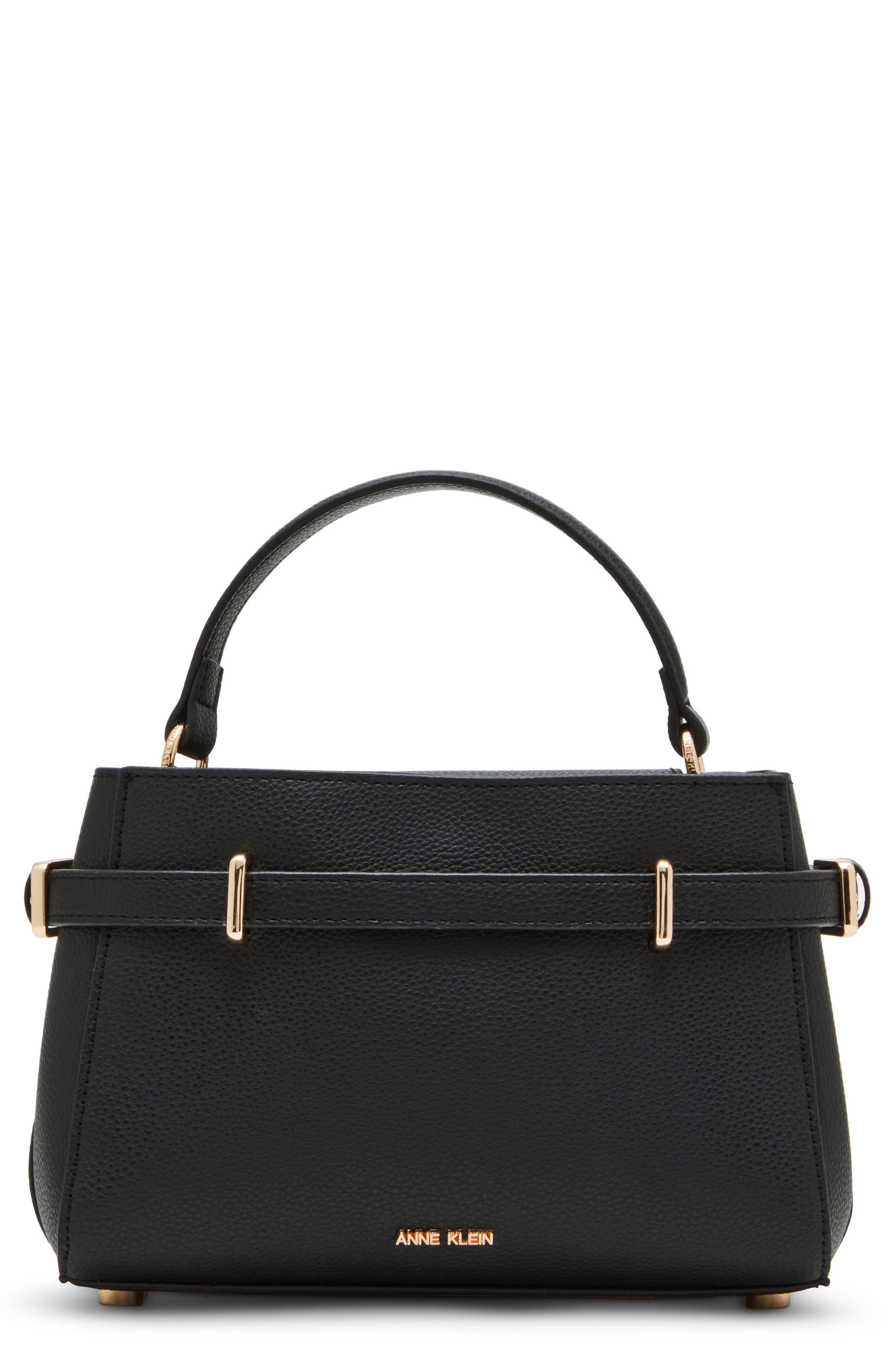 Anne Klein Belted Mini Satchel, Main, color, 