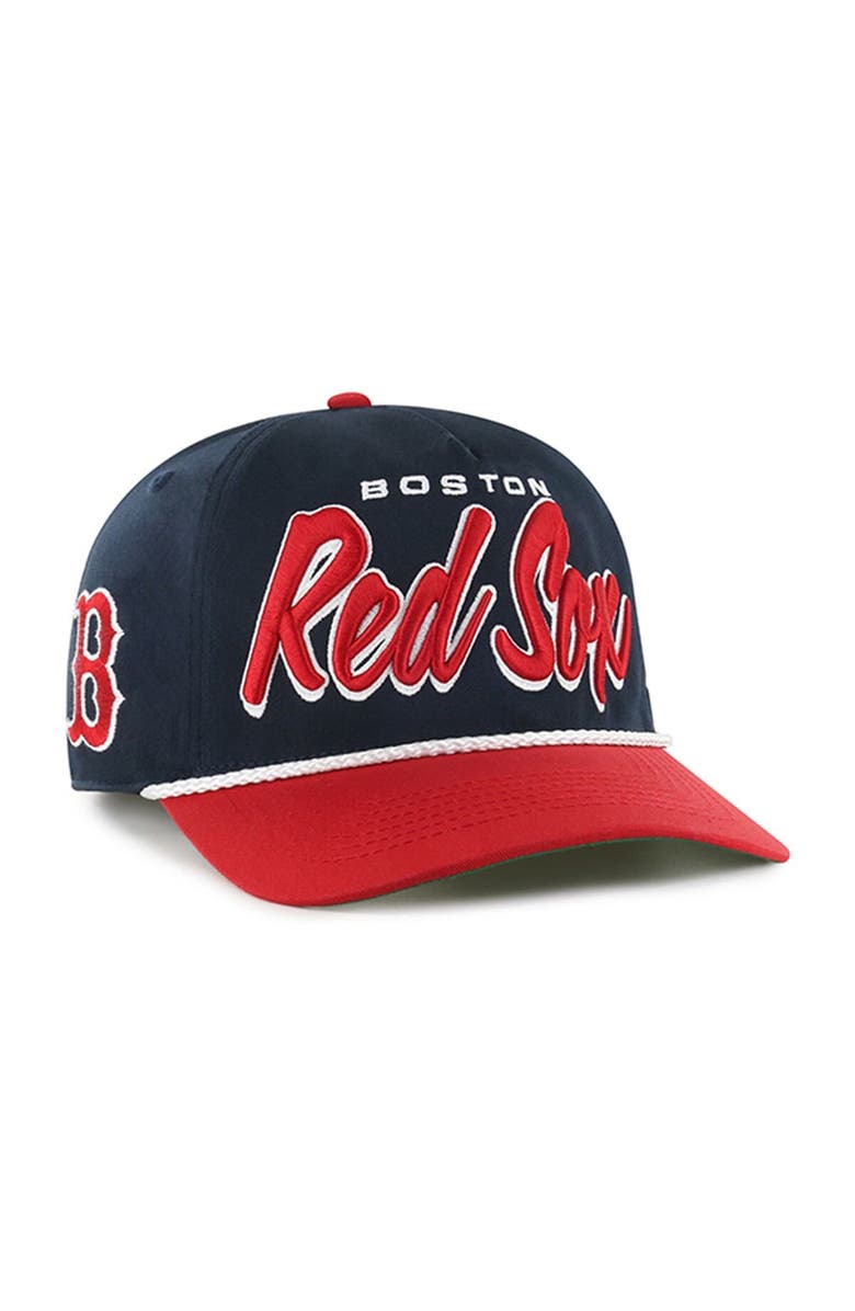 '47 Men's '47 Navy Boston Red Sox Dropshadow Rope Hitch Adjustable Hat, Main, color, Navy