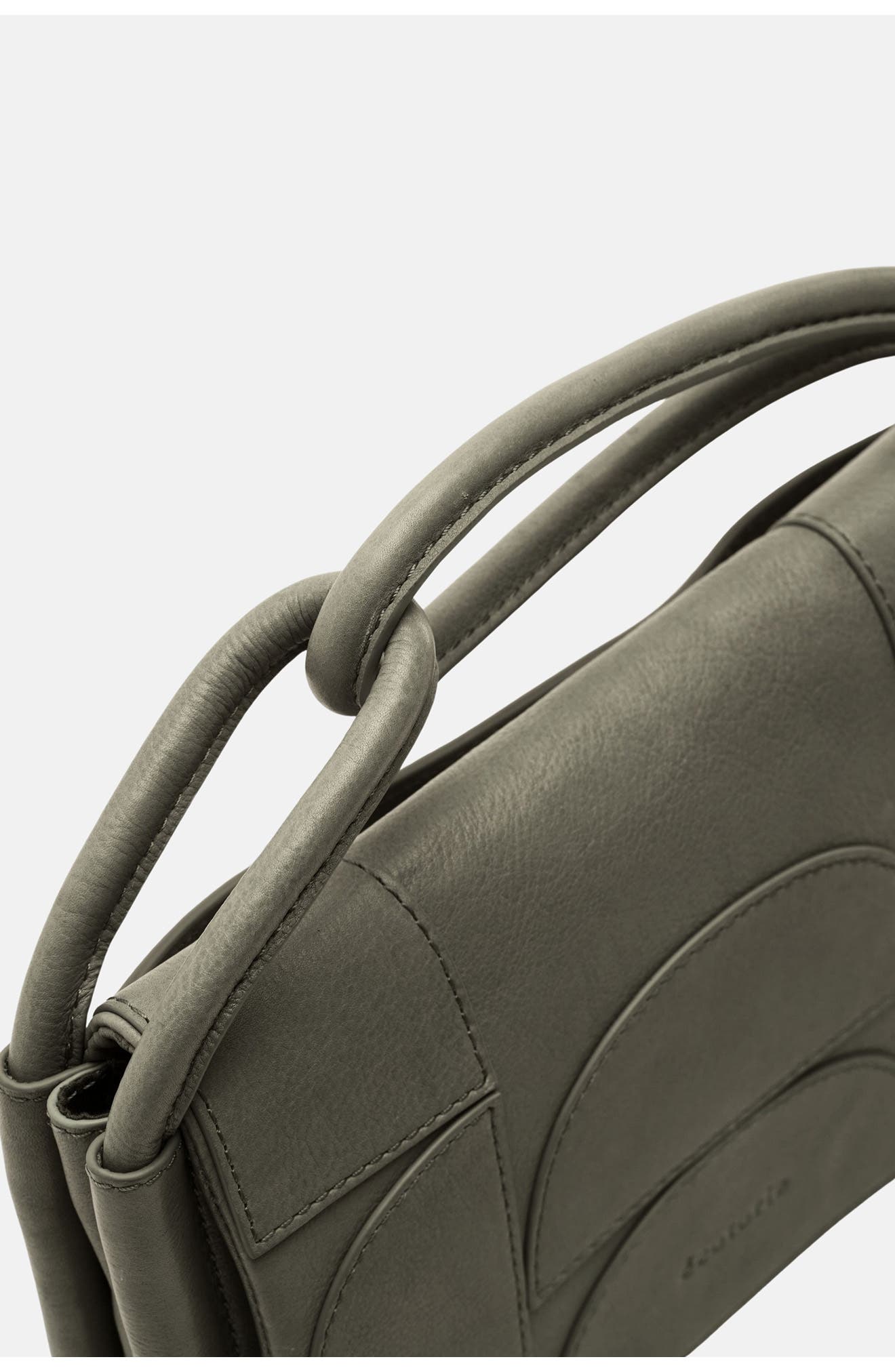Martha Leather Crossbody Bag, Alternate, color, DARK MOSS