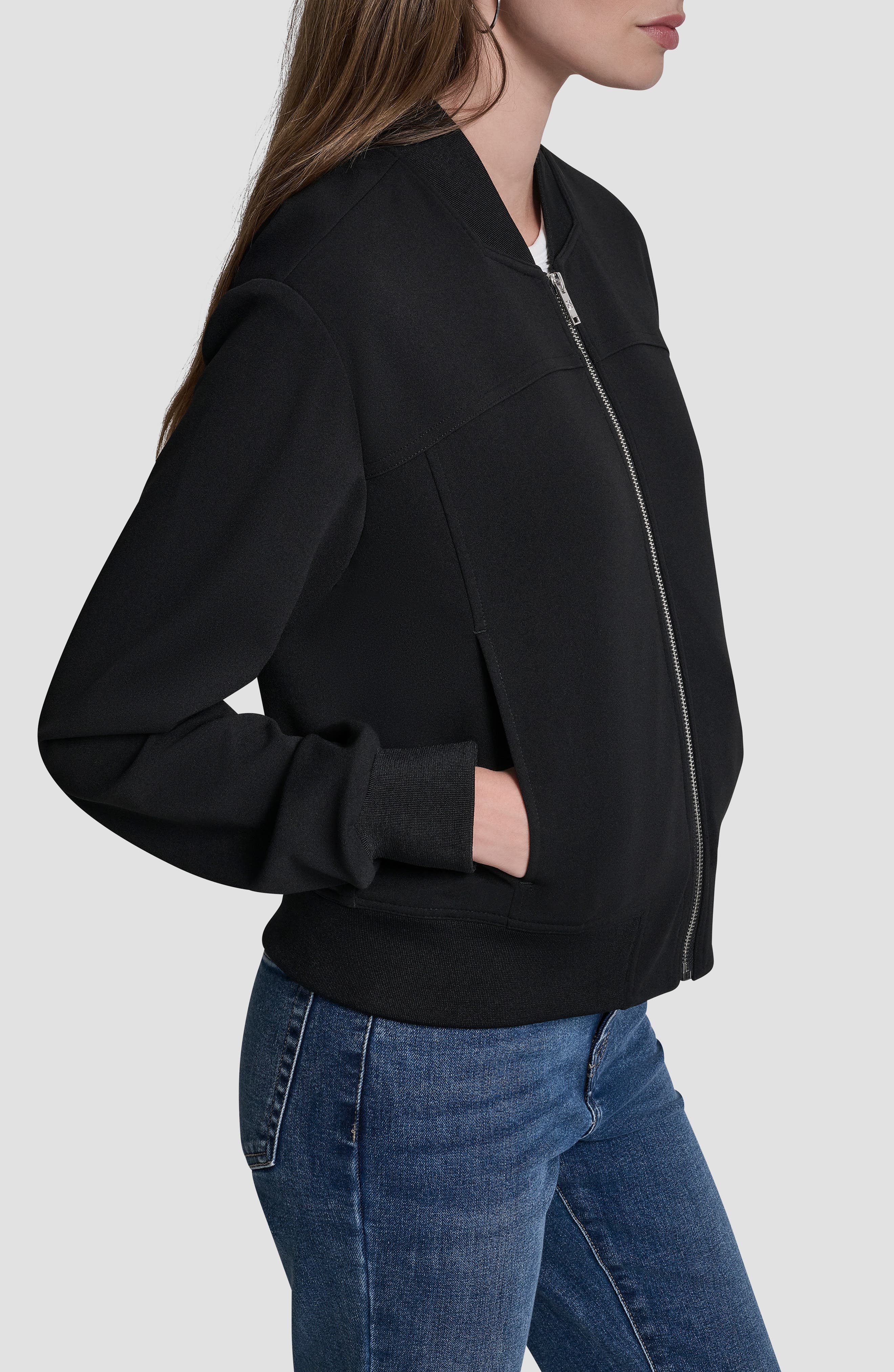 Женские DKNY Scuba Bomber Jacket — фото 3