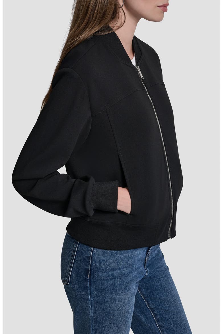 Scuba Bomber Jacket, Alternate, color, BLACK