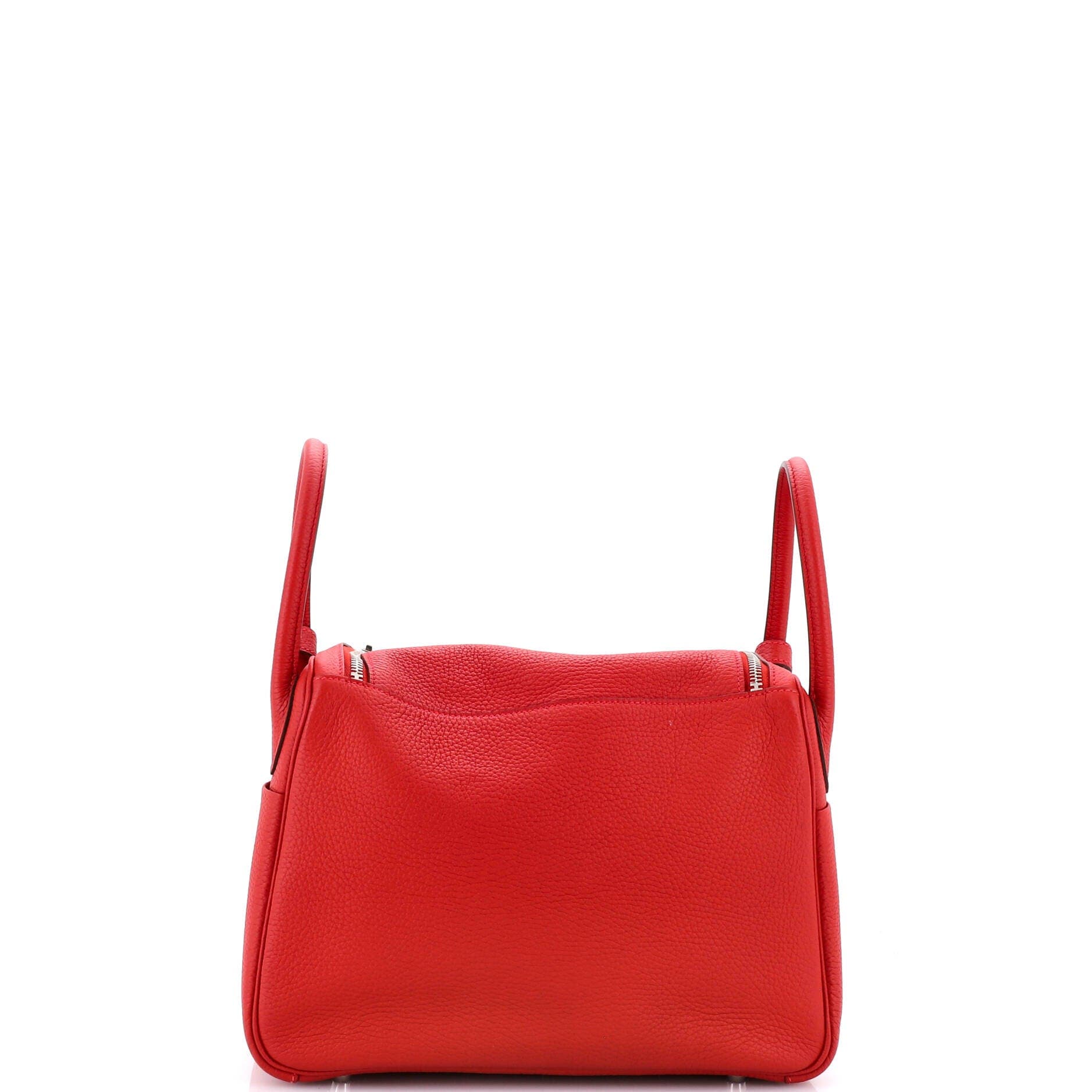 Pre-Owned Hermes Lindy Bag Clemence 30, Alternate, color, Rouge Casaque