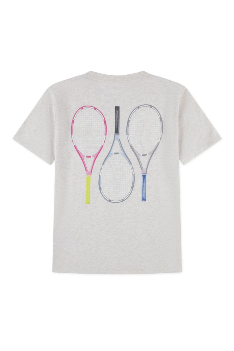 Kids' Tennis Oversize Graphic T-Shirt, Alternate, color, OATMEAL HEATHER