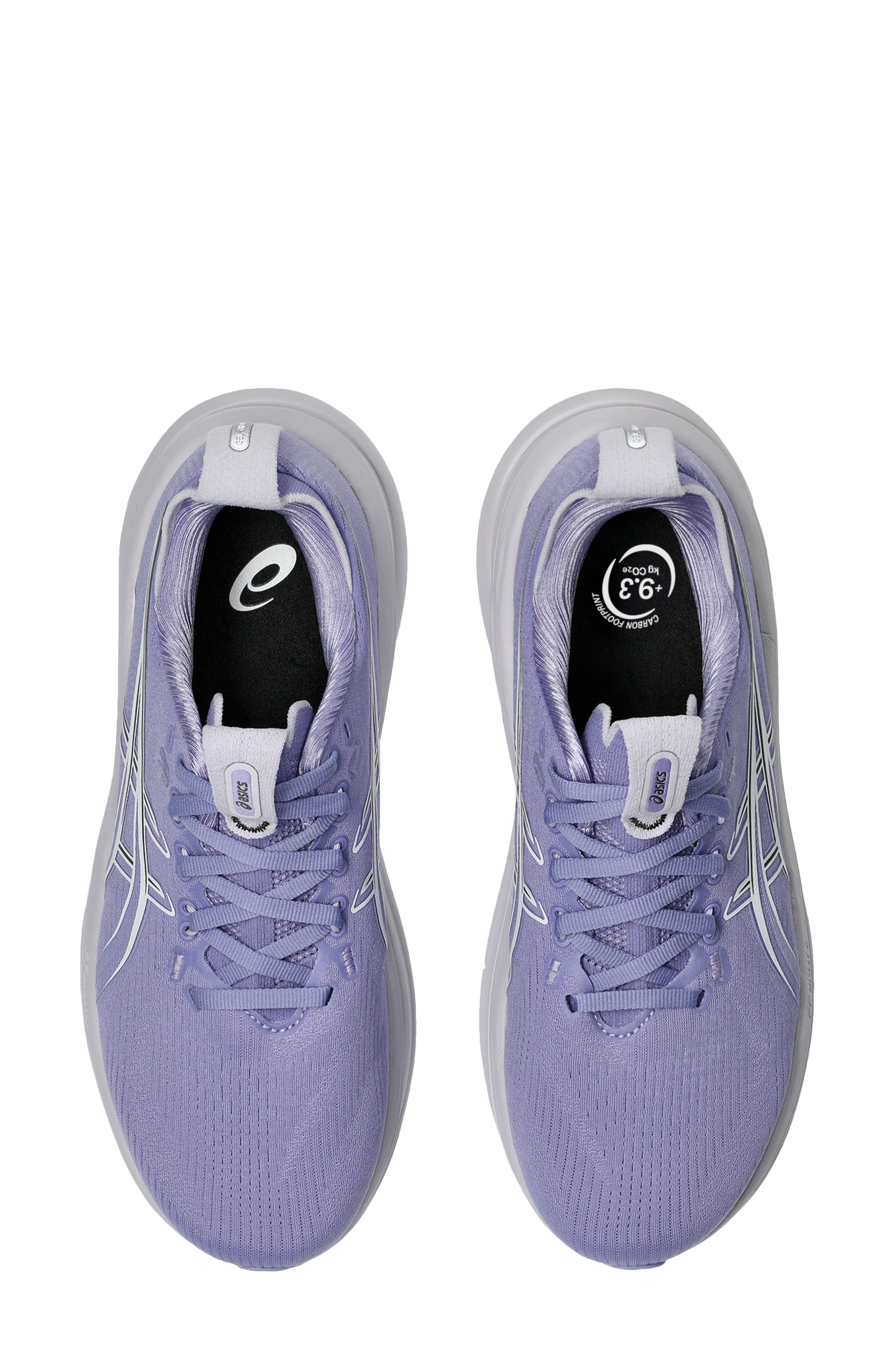 GEL-NIMBUS® 28 Running Shoe, Alternate, color, BLUEBELL/ WHITE