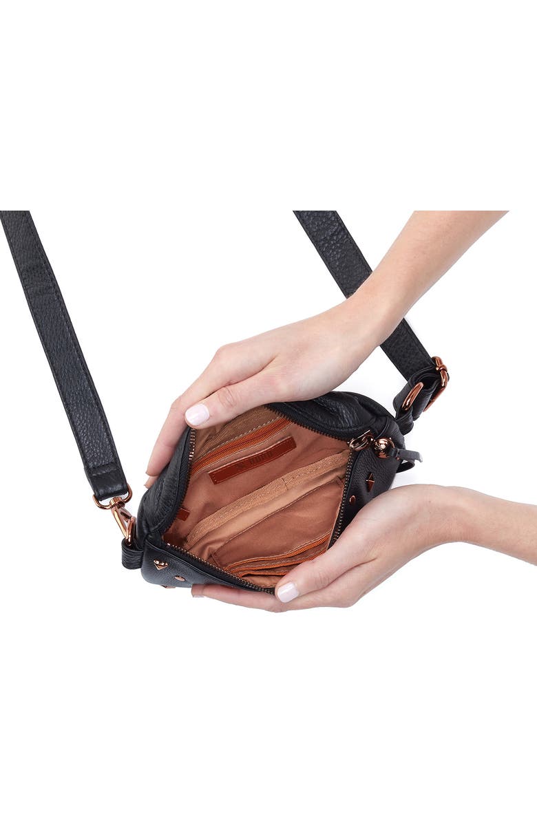 HOBO Fern Studded Leather Belt Bag, Alternate, color,