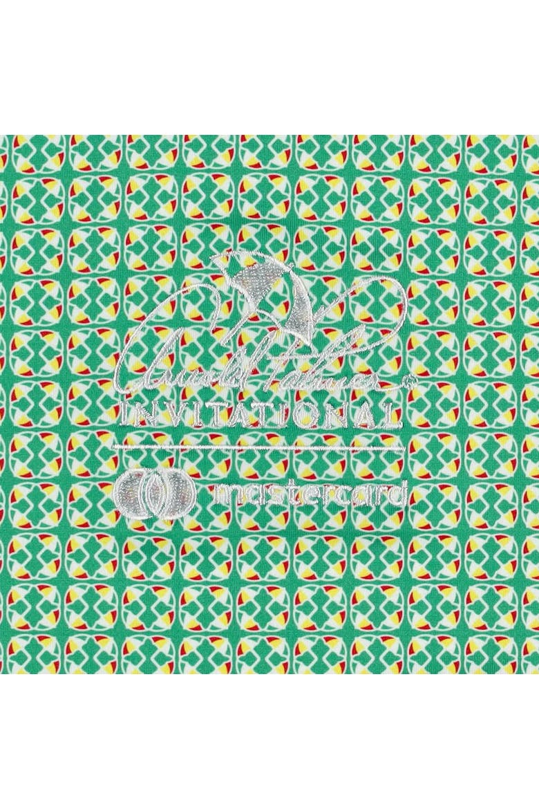 Men's  Green Bay Hill Exclusive Arnold Palmer Umbrella Geo Print Polo, Alternate, color, Green