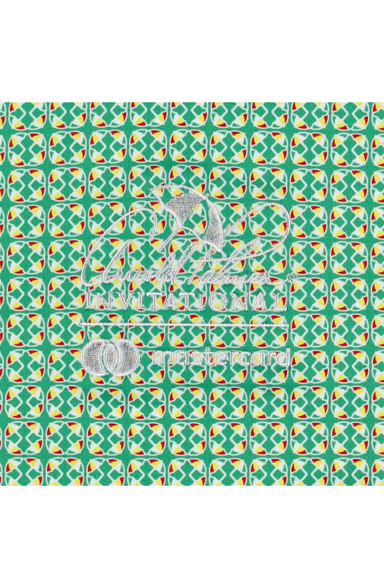 Full Turn Men's Green Bay Hill Exclusive Arnold Palmer Umbrella Geo Print Polo, Alternate, color, Green