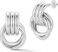 GLAZE JEWELRY Door Knocker Stud Earrings