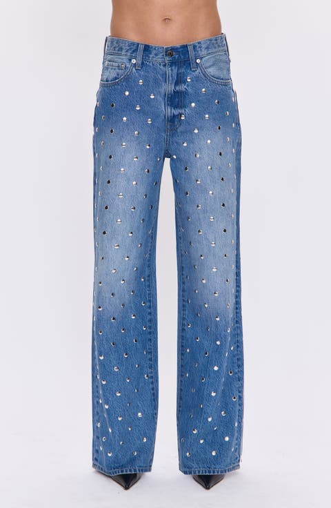 Hendrix High Waist Straight Leg Jeans