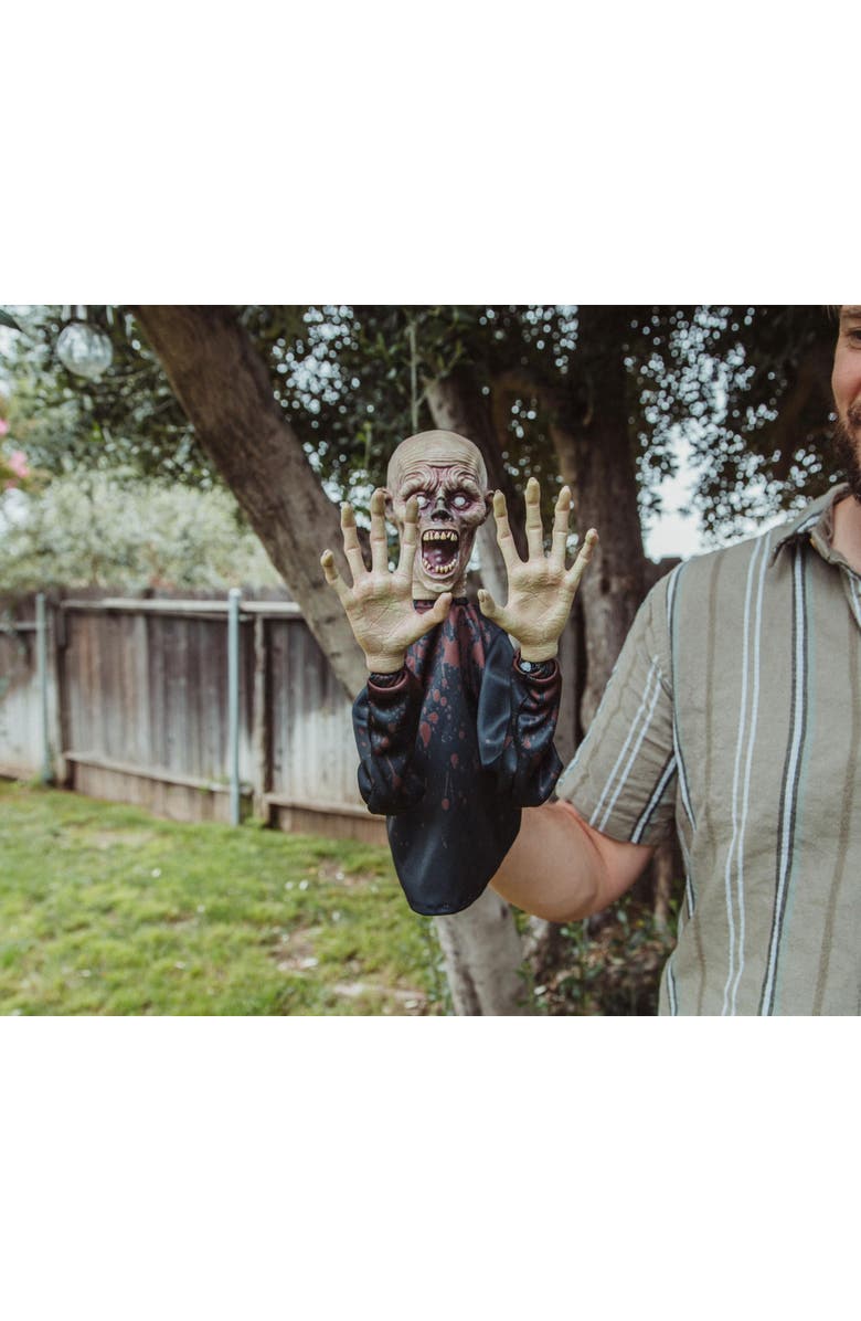 Toynk Horror Reachers Zombie 13-Inch Boxing Puppet Toy | Toynk Exclusive, Alternate, color, Black