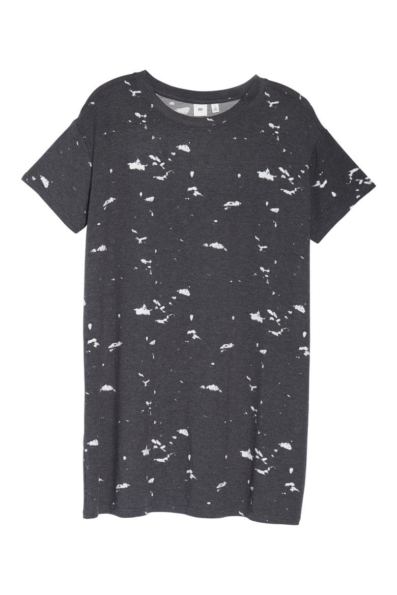 Oversize Sleep T-Shirt, Alternate, color, GREY PAVEMENT TIE DYE