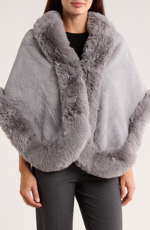 Faux Fur Capelet