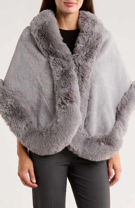 La Fiorentina Faux Fur Capelet