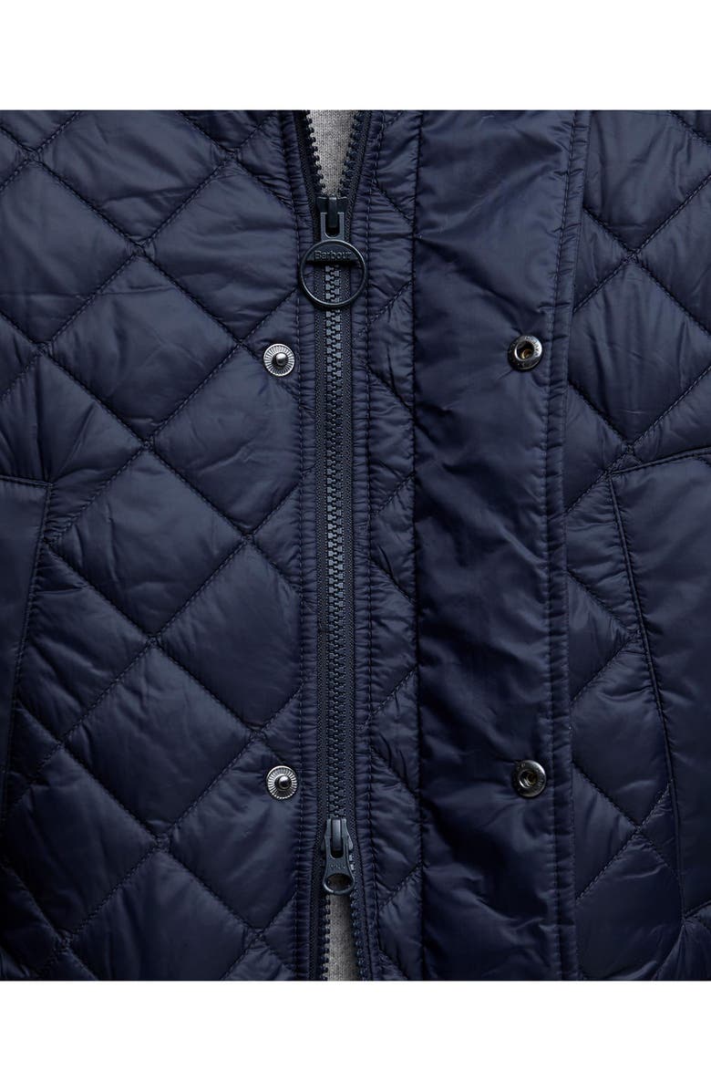 Barbour Bedale Quilted Barn Jacket, Alternate, color, Navy