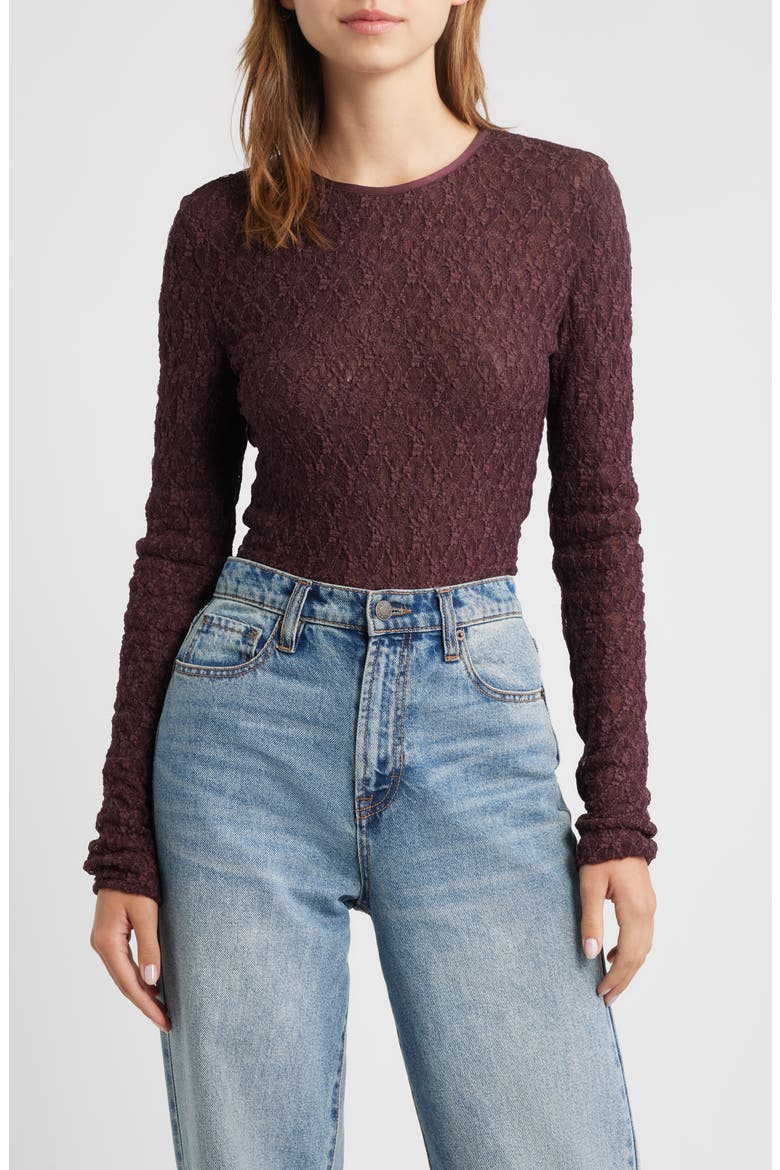 Ellie Lace Top, Main, color, BORD