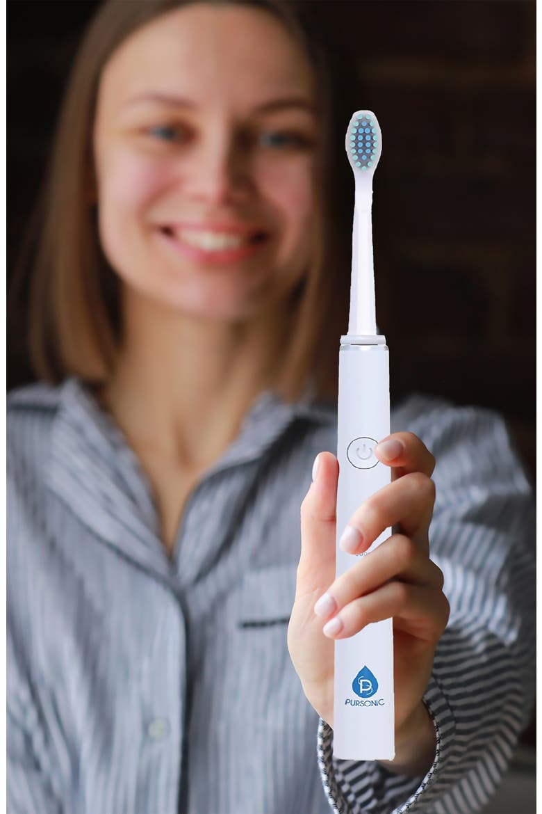 USB Rechargeable Electric Toothbrush, Alternate, color, WHITE