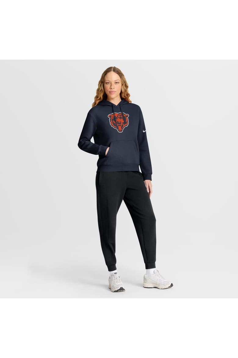 Women's Nike Navy Chicago Bears Club Fleece Hoodie, Alternate, color, Navy