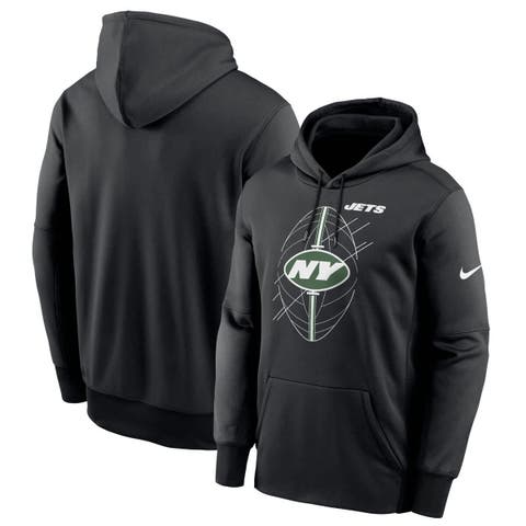 Men's Nike Black New York Jets Performance Fleece Pullover Hoodie