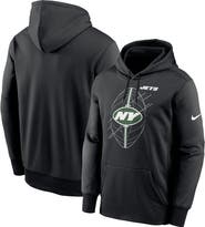 Nike Men's Nike Black New York Jets Performance Fleece Pullover Hoodie