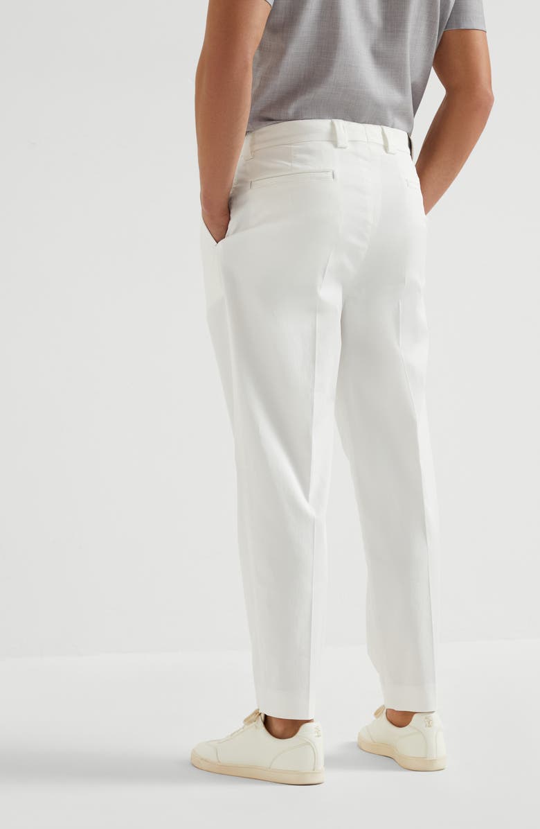 Brunello Cucinelli Comfort gabardine trousers, Alternate, color, 