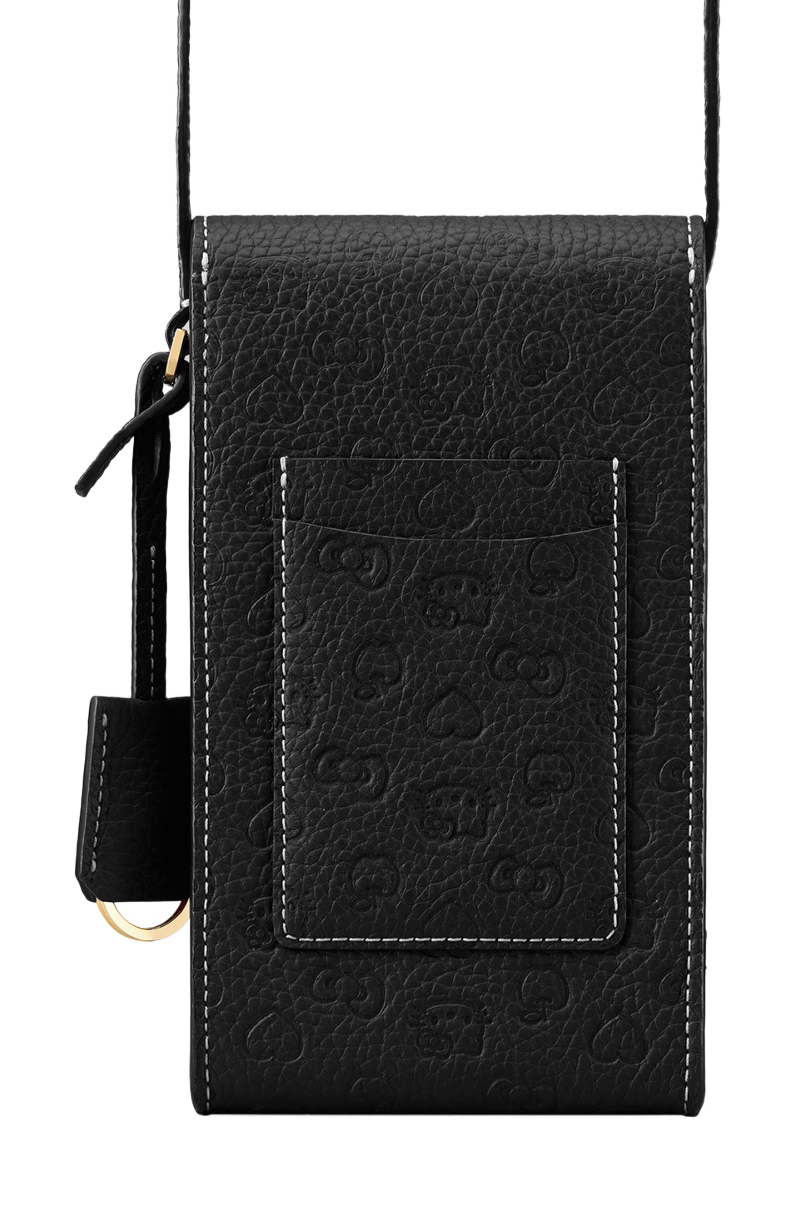 MAISON de SABRÉ Leather Phone Pouch, Alternate, color, 