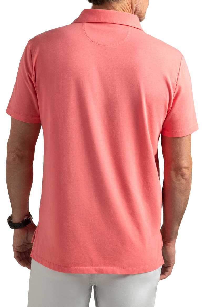 Pinehurst Classic Fit Cotton Blend Golf Polo, Alternate, color, CAYENNE