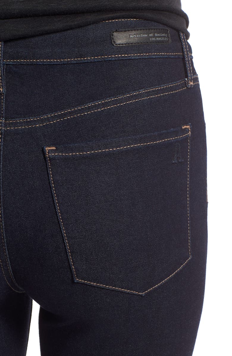 Articles of Society Heather High Waist Jeggings, Alternate, color, 