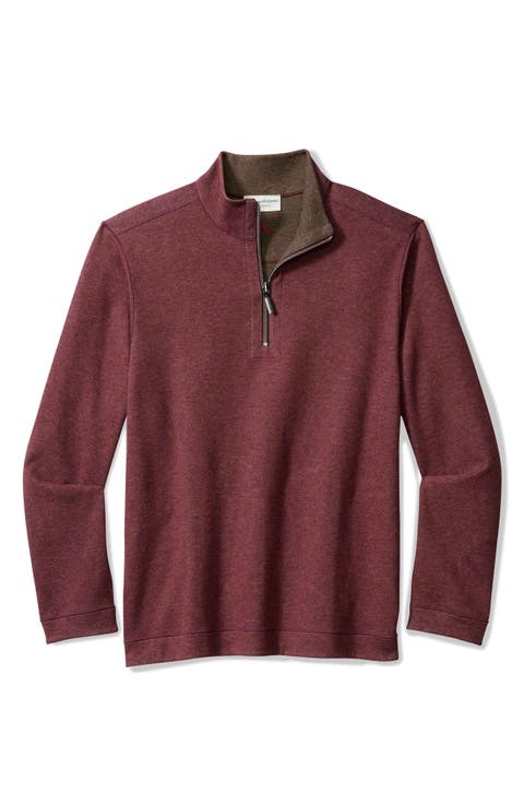 Flipview Reversible Half Zip Pullover (Big & Tall)
