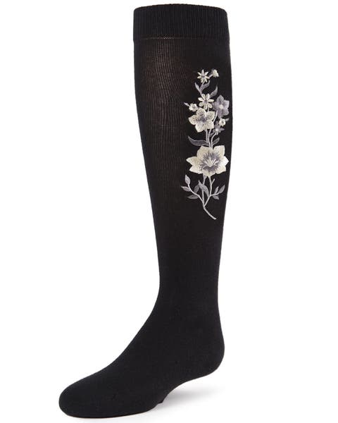 High Climbers Embroidered Floral Knee-High Socks (Toddler, Little Kid & Big Kid)