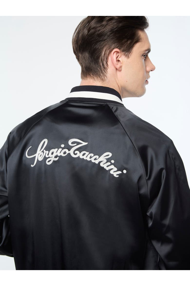 Tosca Varsity Jacket, Alternate, color, BLACK BEAUTY