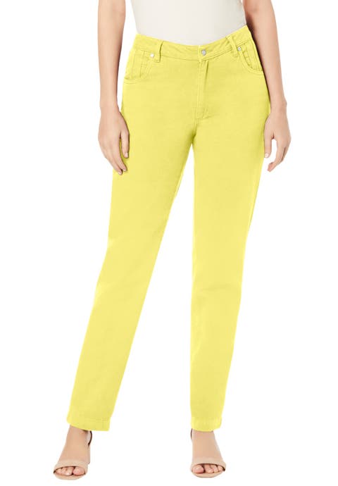 Classic Cotton Denim Straight-Leg Jean