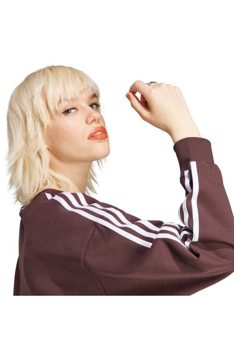 adidas Originals Adicolor Classics 3-Stripes Cotton French Terry Sweatshirt, Alternate, color,