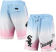 PRO STANDARD Men's Pro Standard Blue/Pink Chicago White Sox Team Logo Pro Ombre Shorts
