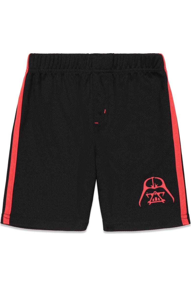 Darth Vader T-shirt Shorts And Cape Set (toddler, Little Kid & Big Kid), Alternate, color, Darth Vader Black