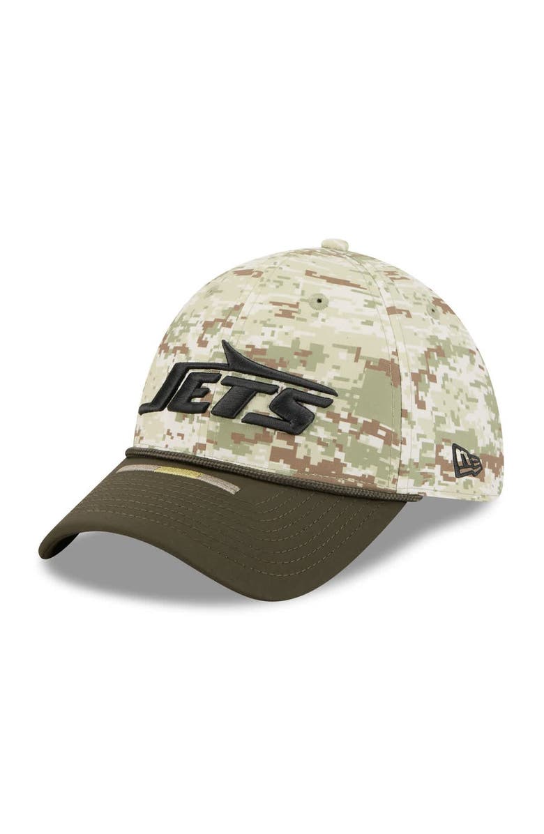 New Era Men's New Era  Camo New York Jets 2025 Salute to Service 39THIRTY Flex Hat, Alternate, color, Camo