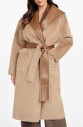 Marciano Ines Reversible Faux Leather & Faux Fur Coat