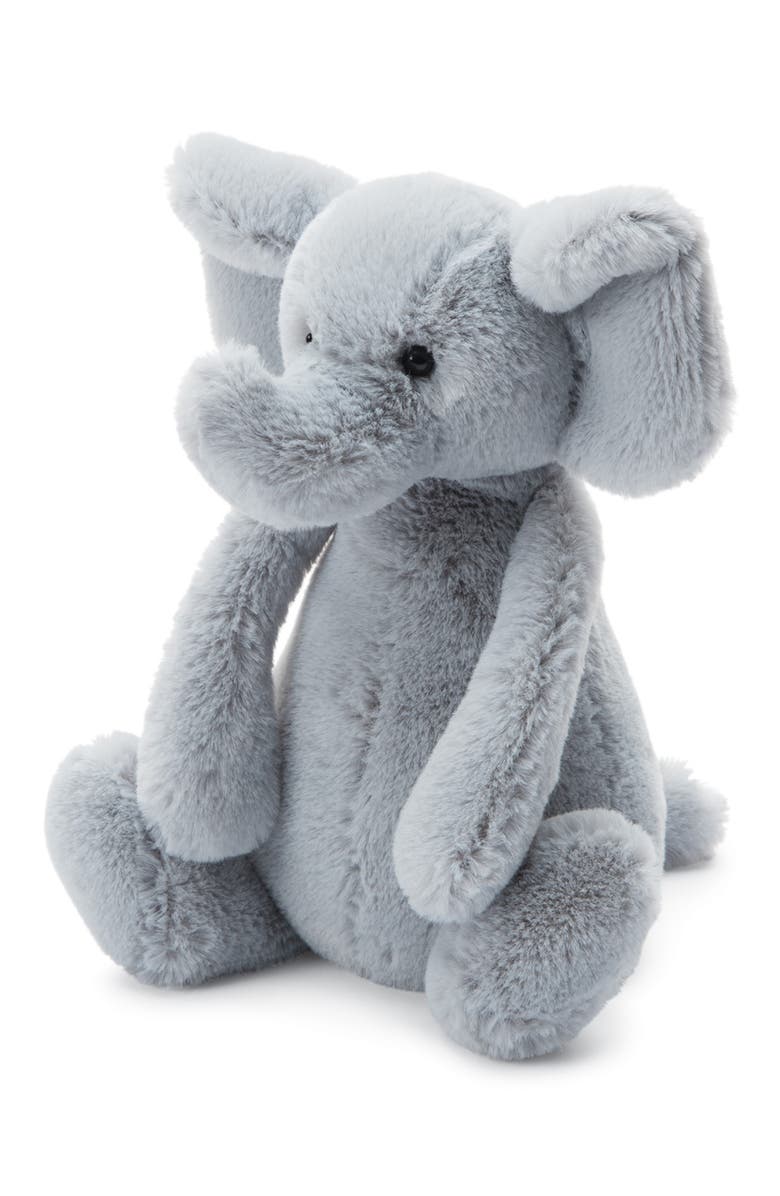 Jellycat Bashful Elephant Small Stuffed Animal, Main, color,