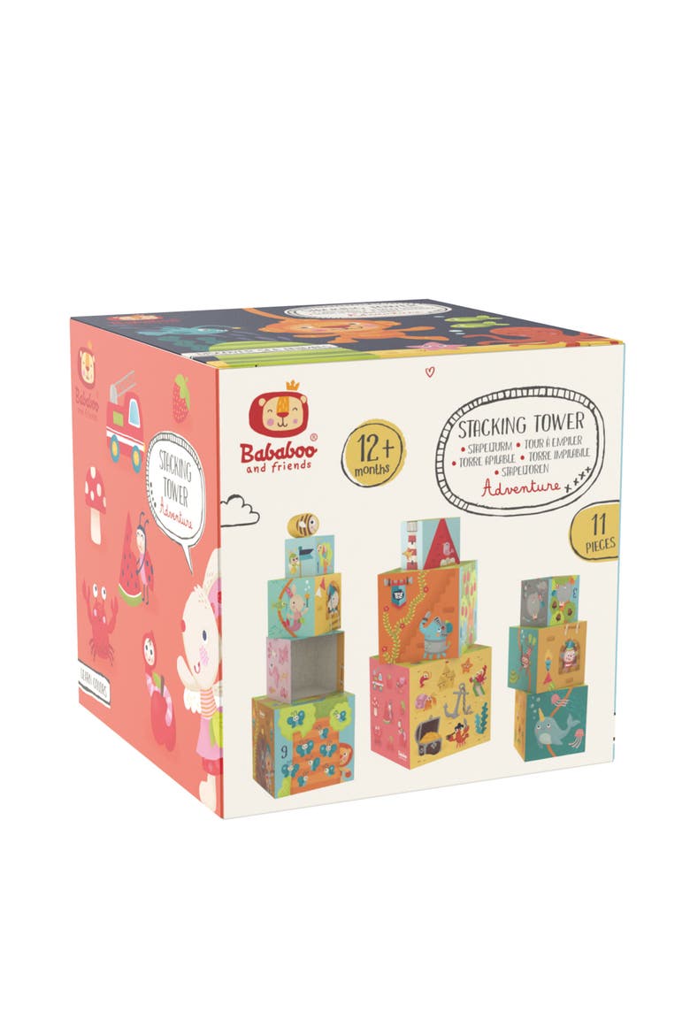 Adventure Stacking Tower, Alternate, color, Multi