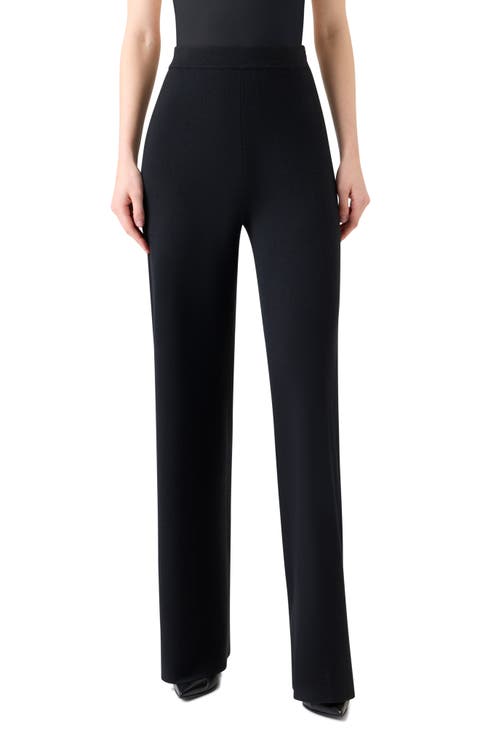 Cashmere & Silk Knit Pants